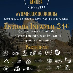 Entrada Infantil Evento Comerte Córdoba 10 de Marzo 2024